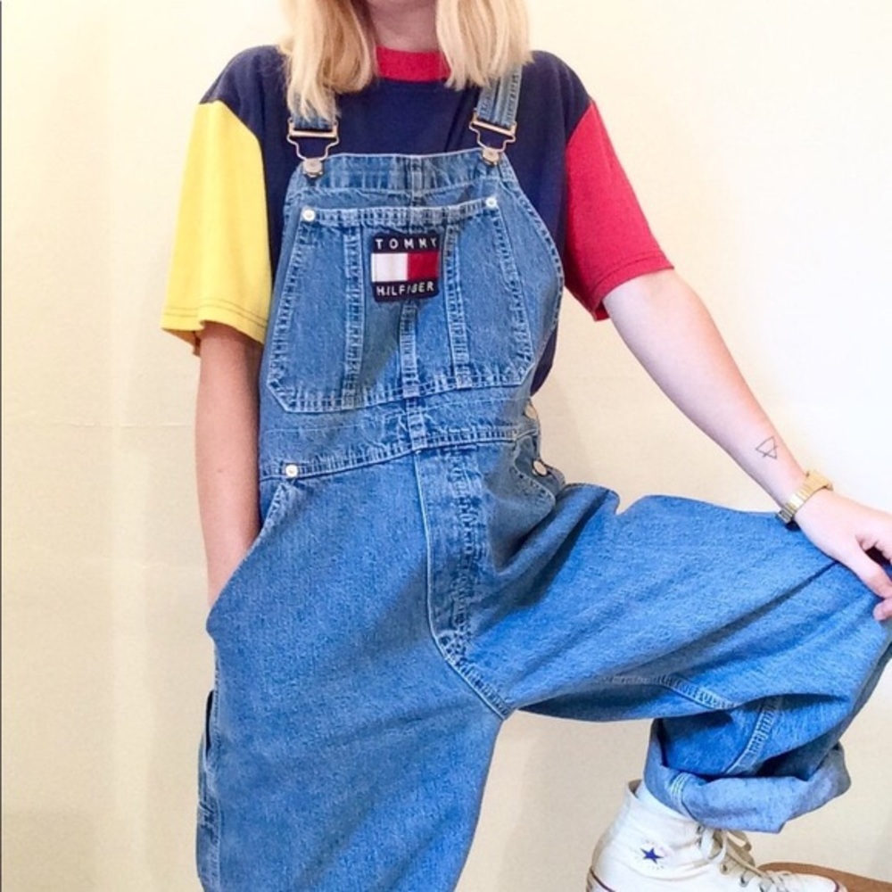 RARE vintage REFORMATION cuffed overalls
